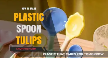 Crafting Delicate Tulips: A Creative Guide Using Plastic Spoons