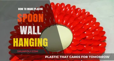 Creative DIY: Crafting a Plastic Spoon Wall Hanging Decor
