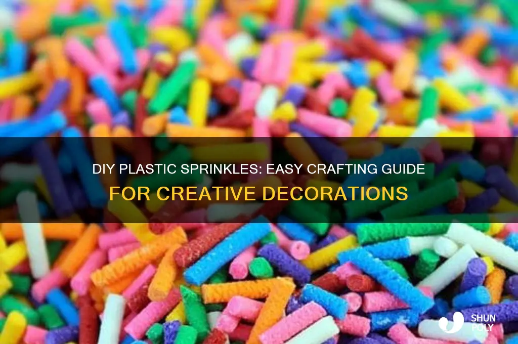 how to make plastic sprinkles