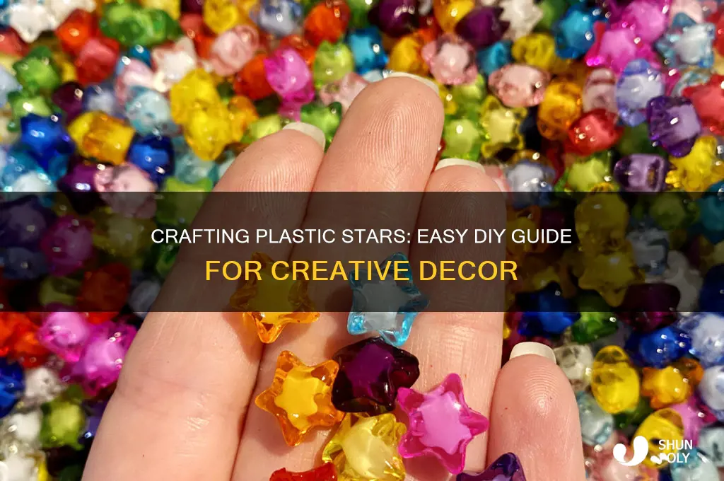 how to make plastic star