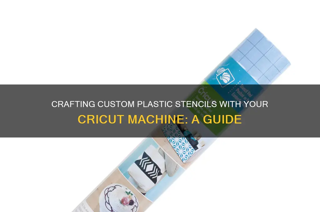 how to make plastic stencils on cricut