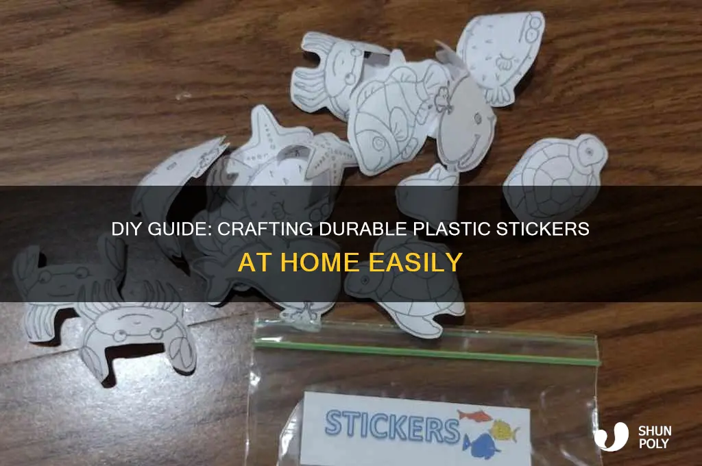 how to make plastic sticker