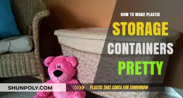 Transform Your Plastic Storage Containers: Easy DIY Makeover Ideas