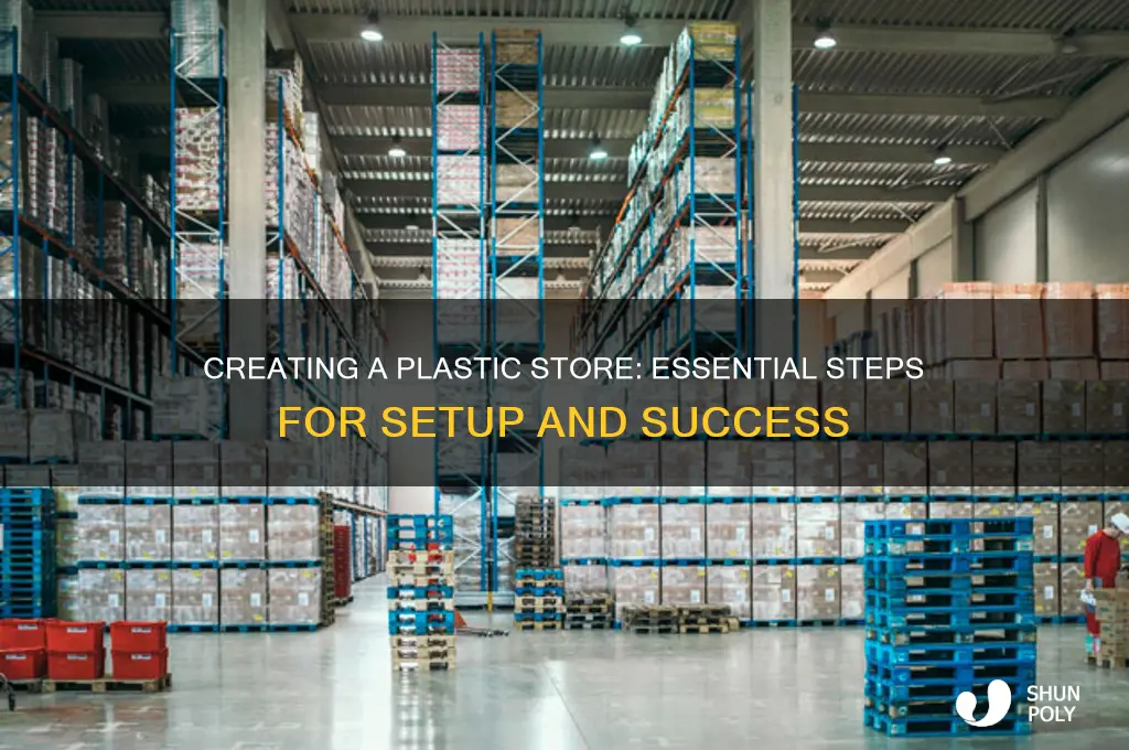 how to make plastic store