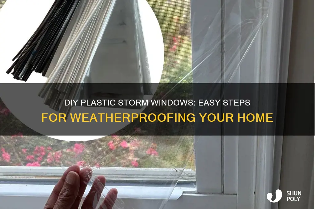 how to make plastic storm windows