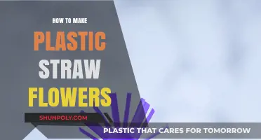Crafting Vibrant Plastic Straw Flowers: A Creative DIY Guide