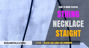 Straighten Your Plastic String Necklace: Quick and Easy DIY Tips