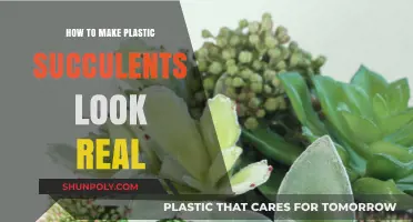 Crafting Lifelike Plastic Succulents: Tips for a Realistic Look