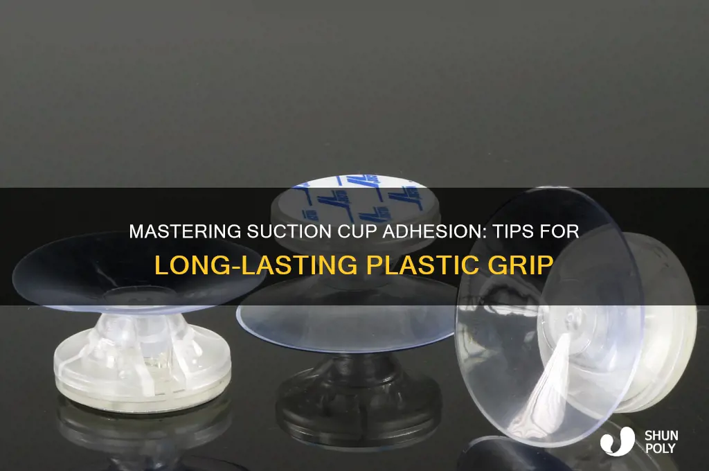 how to make plastic suction cups stick