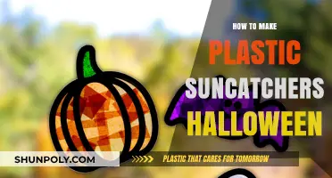 DIY Halloween Plastic Suncatchers: Spooky Crafting Guide