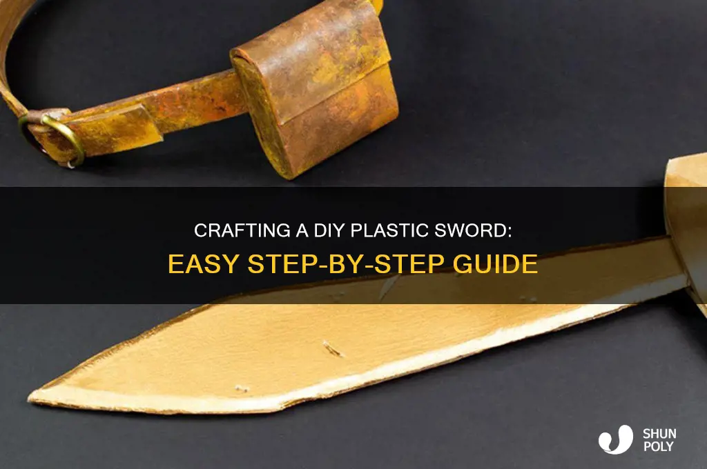 how to make plastic sword
