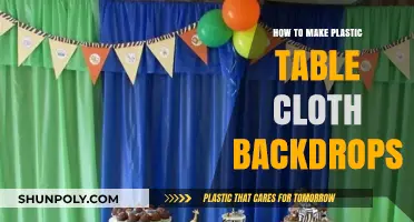 DIY Plastic Tablecloth Backdrops: Easy, Affordable, and Creative Setup Ideas