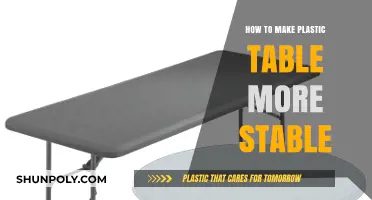 Stabilize Your Plastic Table: Simple DIY Fixes for Wobble-Free Dining