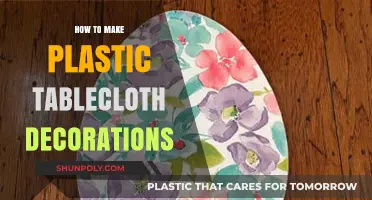 Creative DIY Ideas for Plastic Tablecloth Decorations and Crafts