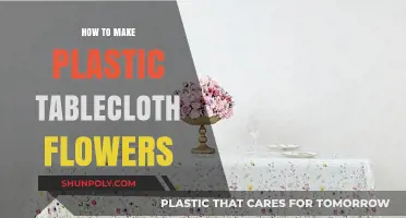 Crafting Vibrant Plastic Tablecloth Flowers: A Creative DIY Guide