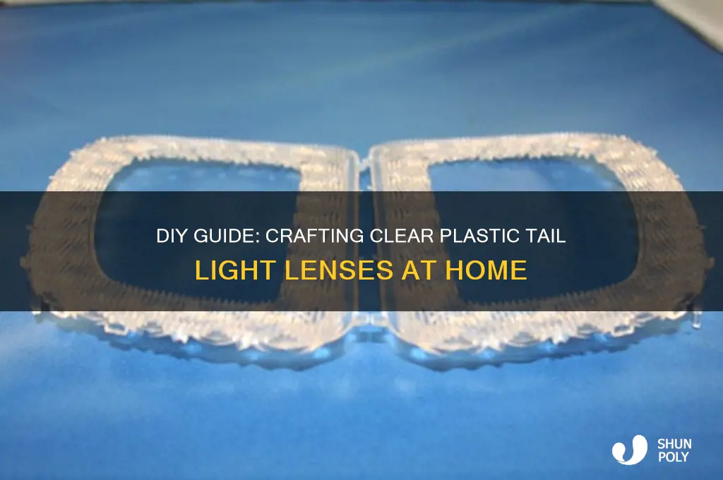 how to make plastic tail light lenses