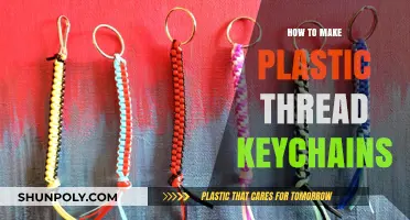 Crafting Creative Keychains: DIY Plastic Thread Tutorial for Beginners