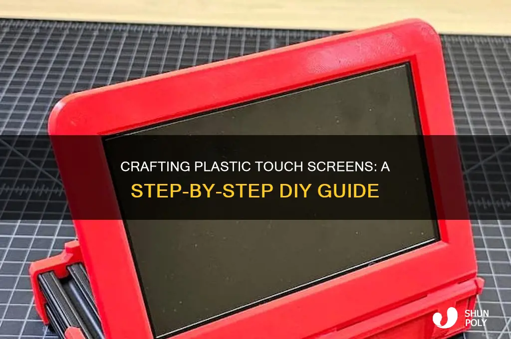 how to make plastic touch screens