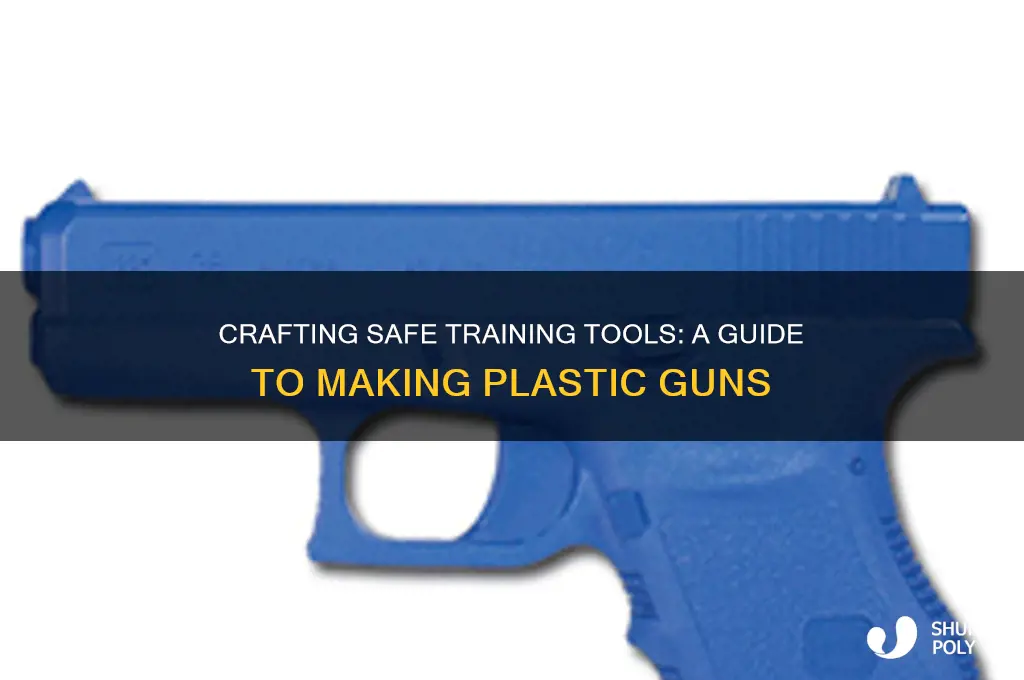 how to make plastic training guns