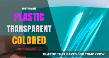 Crafting Vibrant Transparency: A Guide to Tinting Clear Plastics