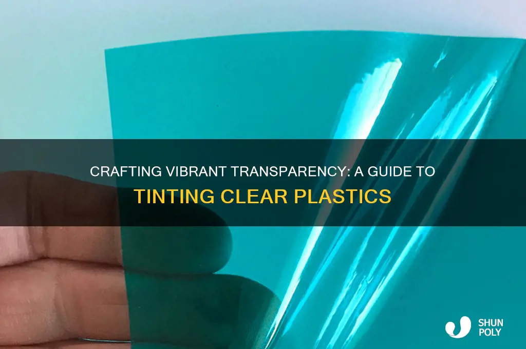 how to make plastic transparent colored