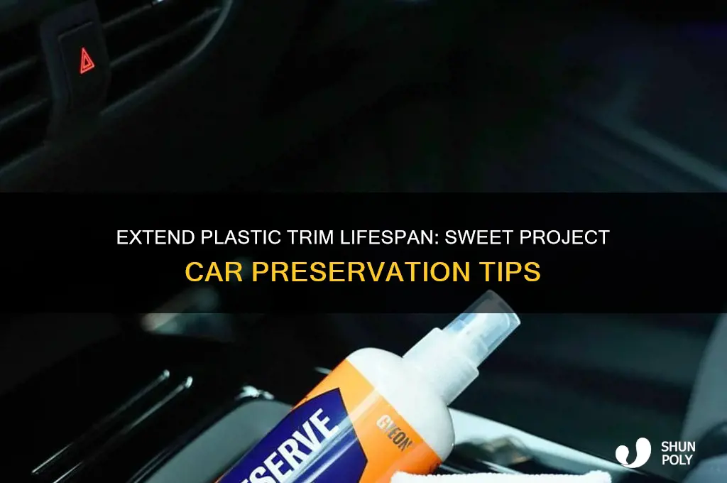 how to make plastic trim last by sweet project cars