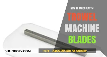 Crafting Durable Plastic Trowel Machine Blades: A Step-by-Step Guide