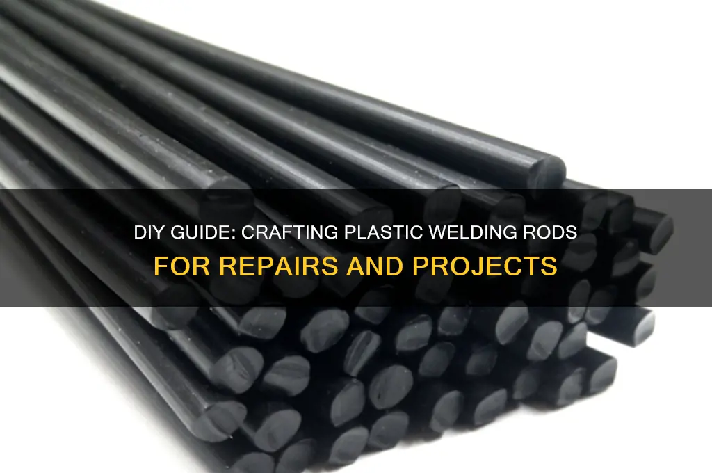 how to make plastic welding rods