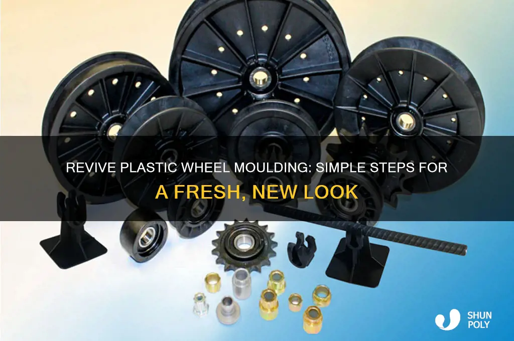 how to make plastic wheel moulding look new