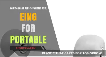 DIY Plastic Wheel Axle Guide for Portable Projects
