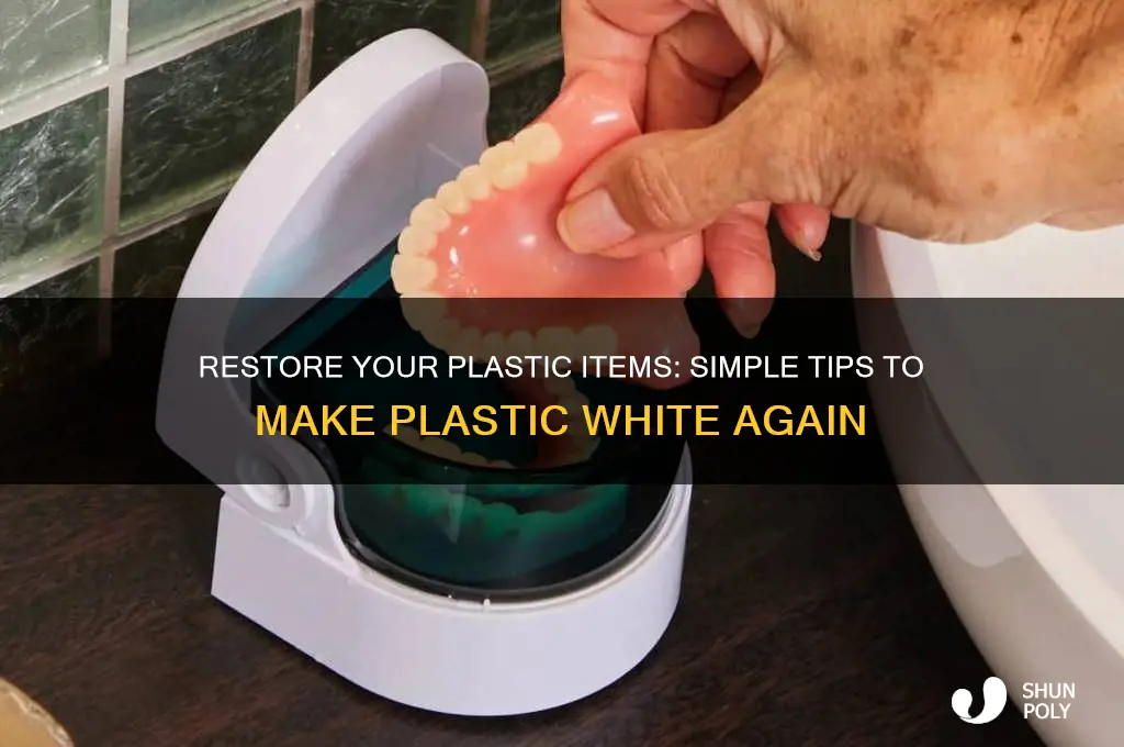 how to make plastic white again