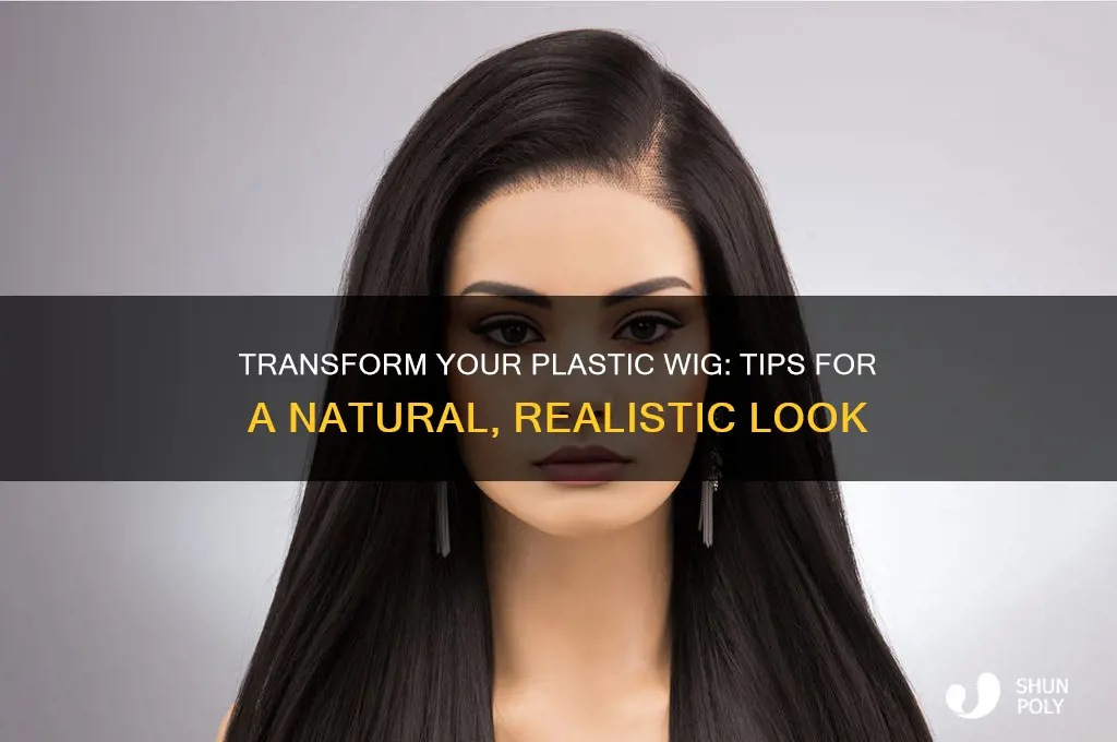 how to make plastic wig look natural