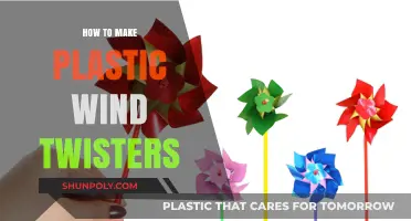 Crafting Colorful Plastic Wind Twisters: A Simple DIY Guide