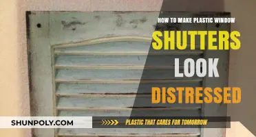 Distressing Plastic Window Shutters: Easy DIY Techniques for a Vintage Look