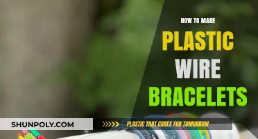 Crafting Colorful Plastic Wire Bracelets: A Step-by-Step DIY Guide