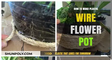 Crafting Vibrant Plastic Wire Flower Pots: A Creative DIY Guide