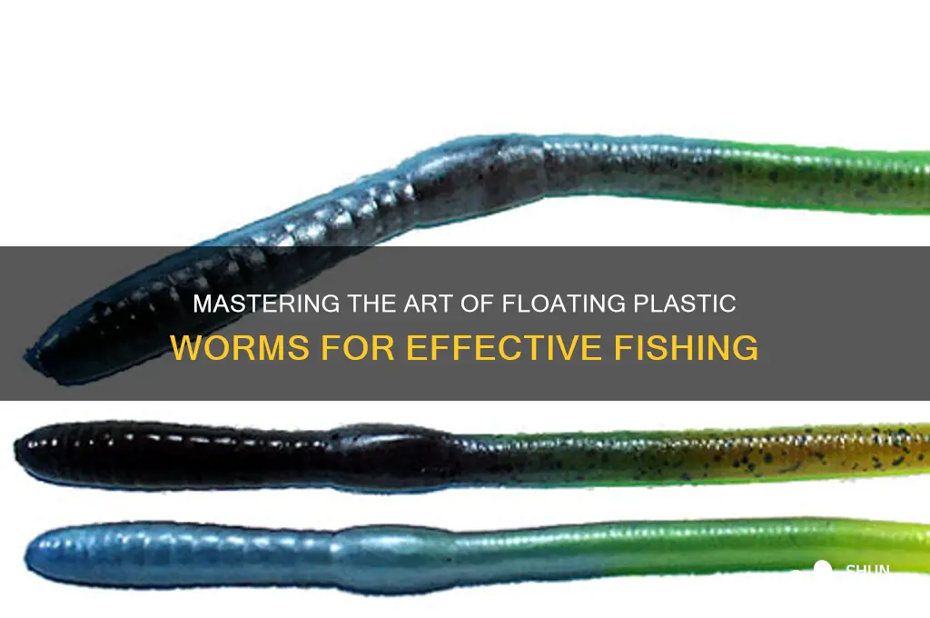 how to make plastic worm float