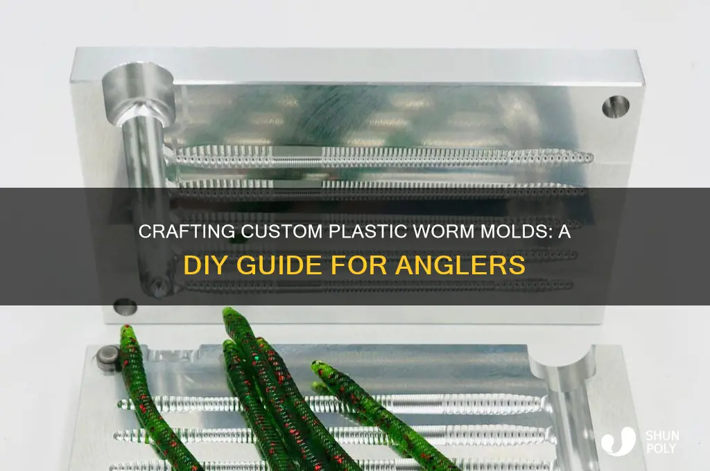 how to make plastic worms molds