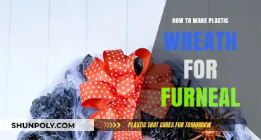 DIY Plastic Wreath Tutorial: Elegant Funeral Decor Crafting Guide