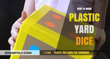 DIY Giant Yard Dice: Crafting Durable Plastic Game Pieces Easily