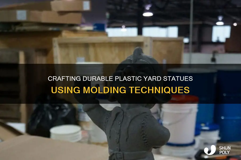 how to make plastic yard statues out of moulding