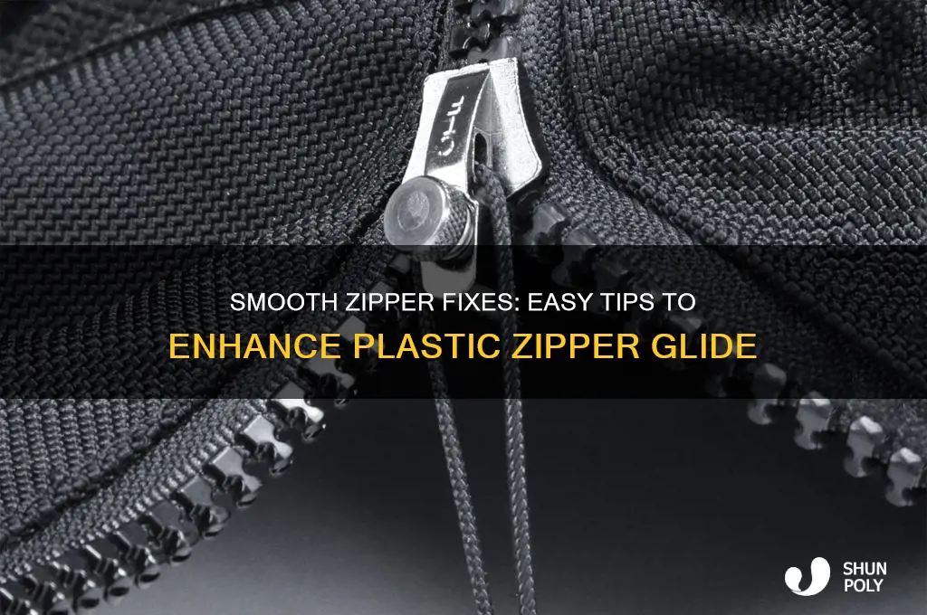 how to make plastic zipper slide better