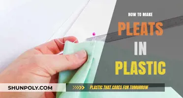 Mastering Plastic Pleats: A Step-by-Step DIY Crafting Guide