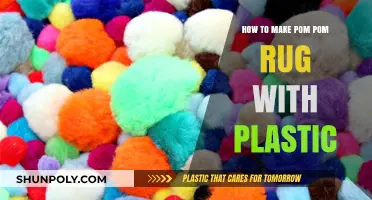 DIY Pom Pom Rug: Upcycling Plastic into Cozy Home Decor