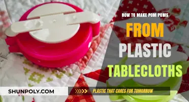 Crafting Eco-Friendly Pom-Poms: Upcycle Plastic Tablecloths into Fun Decor