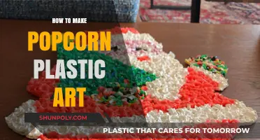 Creative Popcorn Plastic Art: Easy DIY Crafting Guide for Beginners