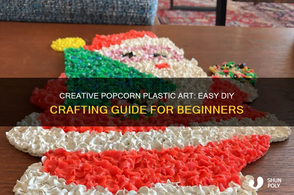how to make popcorn plastic art