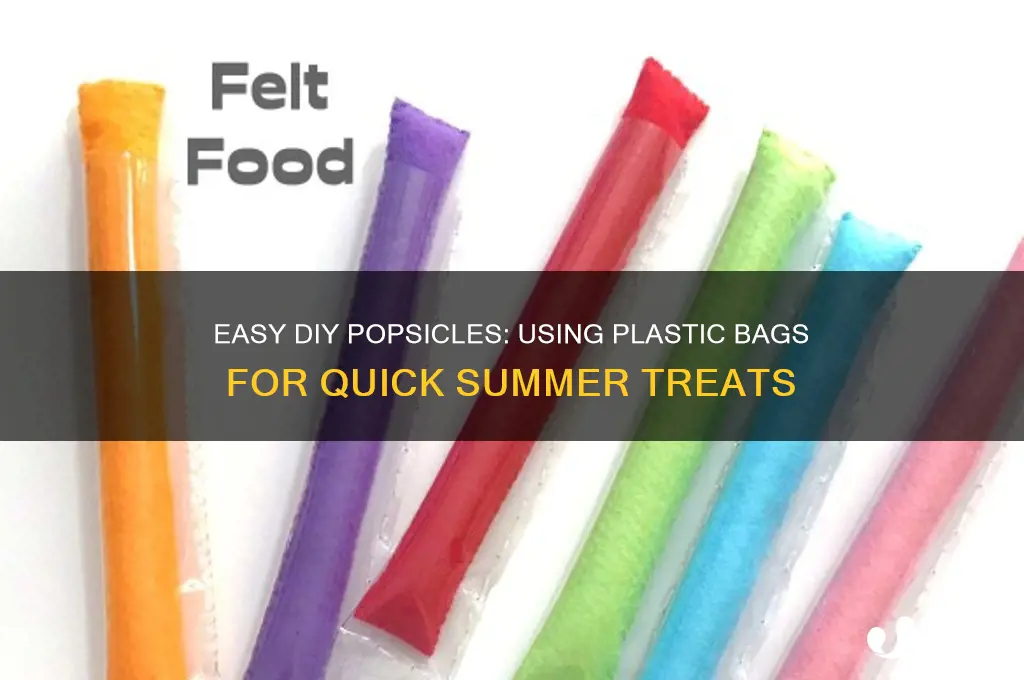 how to make popsicles with plastic bags