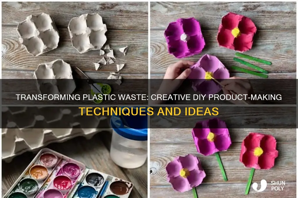 how to make products from plastic