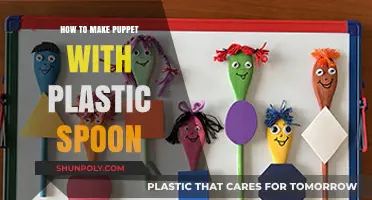 Creative DIY: Crafting Adorable Puppets Using Plastic Spoons Easily